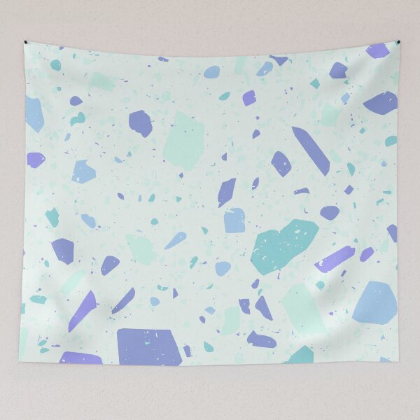 Item preview, Pop of Color Blue Terrazzo  designed and sold by thesnowwhyte.