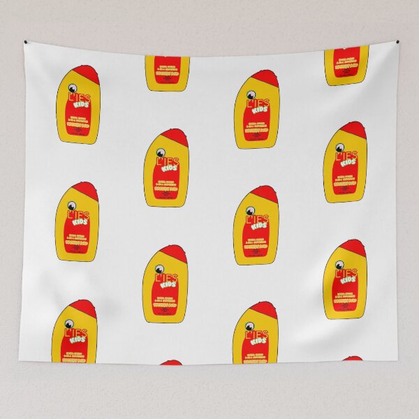 Item preview, Lies for kids battery acid shampoo parody meme designed and sold by Captain-Jackson.