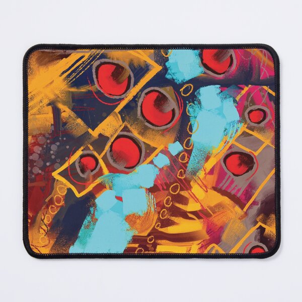 Item preview, The Golden eyes, digital abstract painting  designed and sold by Mikko Tyllinen.