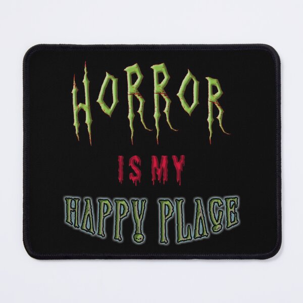 Item preview, Horror Is My Happy Place! | Happy Horror Zombie Halloween Spooky Horror Holiday Humor Ideas TM11 designed and sold by triciakitty.