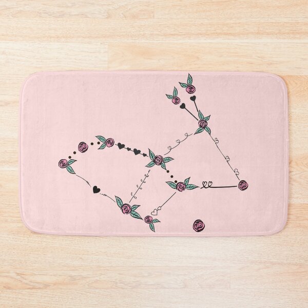 Item preview, Lepus (Hare) Constellation Roses and Hearts Doodle designed and sold by EndlessDoodles.
