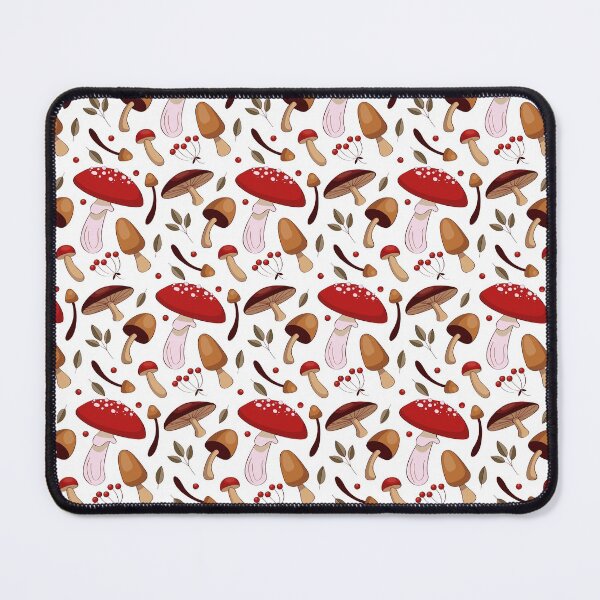 Item preview, Hand Drawn Forest Mushrooms Pattern Fungi Texture designed and sold by SoccaTamam.