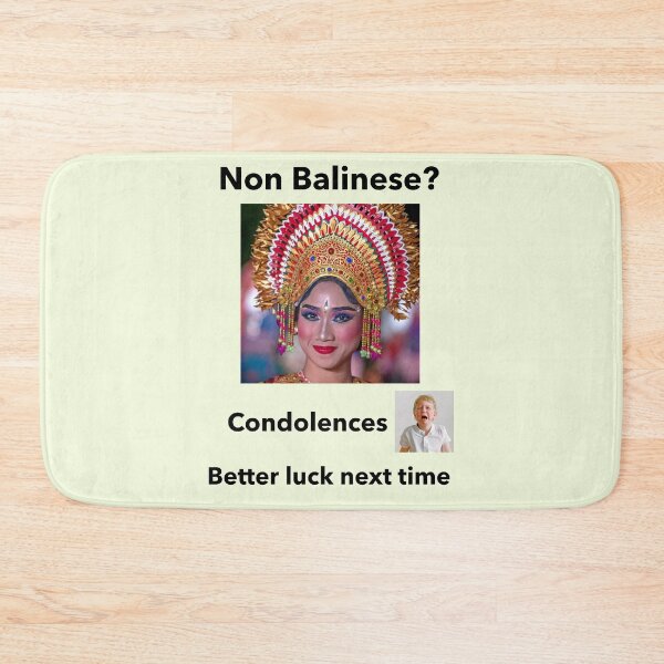 Item preview, "Condolences to Non Balinese" b designed and sold by skoumpourdides.