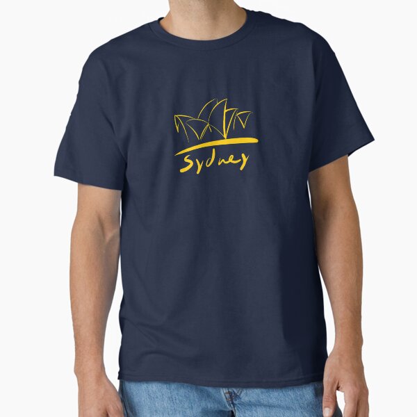 I love Sydney logo | Australia Opera House drawing Classic T-Shirt