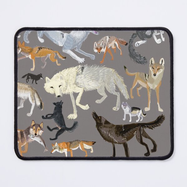 Item preview, Wolves of the world (Poster) designed and sold by belettelepink.