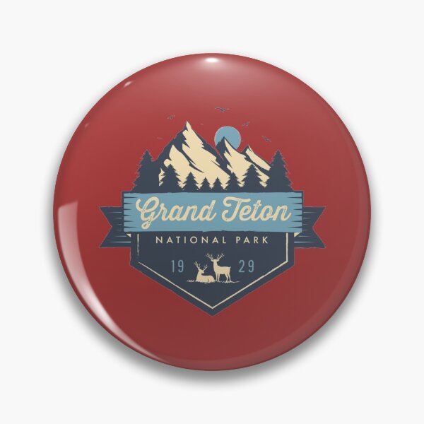 Item preview, Grand Teton National Park Cool Vintage Mountain designed and sold by LorineWei.