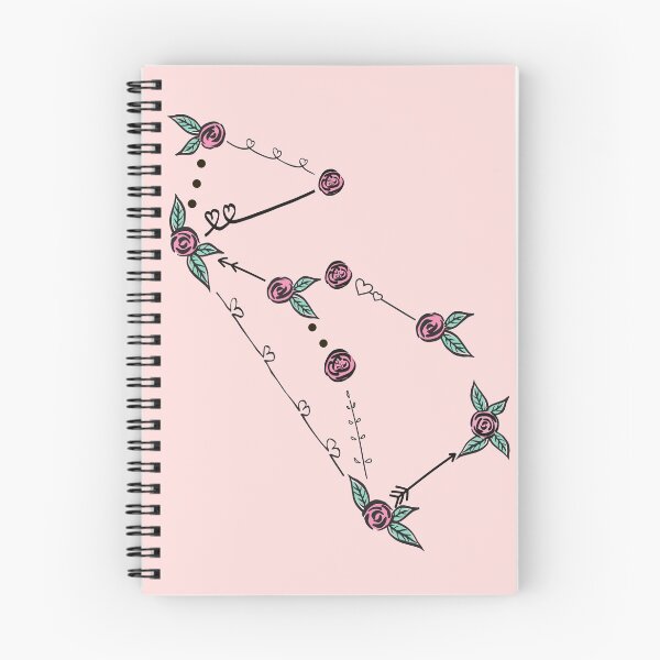 Item preview, Lupus (Wolf) Constellation Roses and Hearts Doodle designed and sold by EndlessDoodles.
