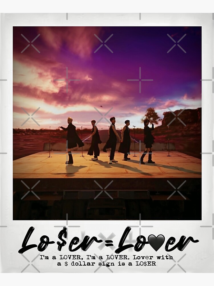 Txt Loser Lover Polaroid Poster By Mymikrokosmos Redbubble