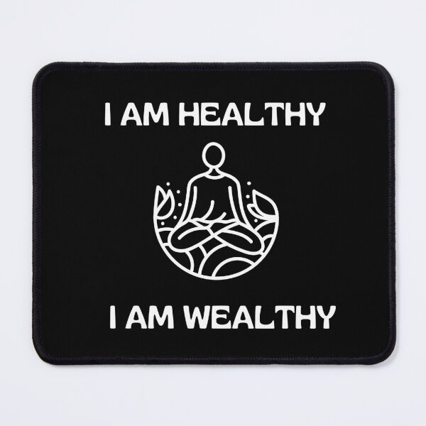 Item preview, I am healthy I am wealthy designed and sold by NikitaAg.