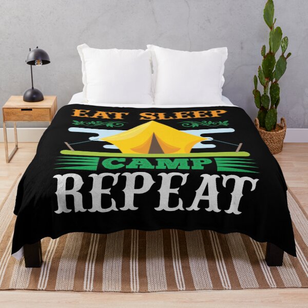 Item preview, Eat sleep camp repeat designed and sold by Zexten.