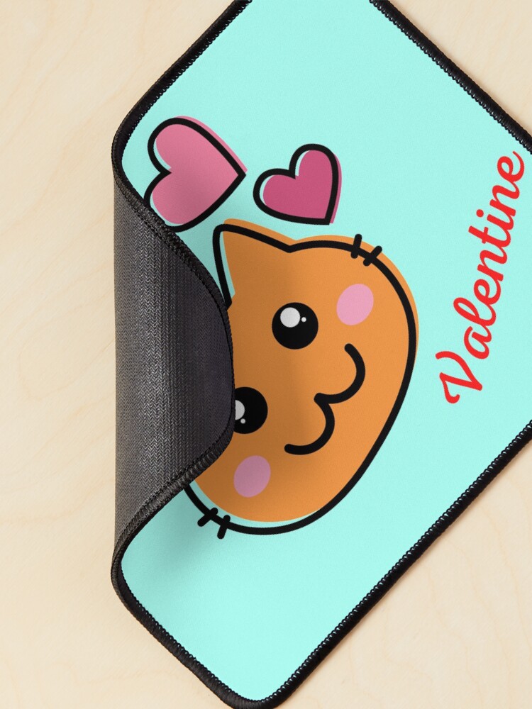 Thumbnail 2 of 5, Mouse Pad, Valentines kitty designed and sold by Rritu.