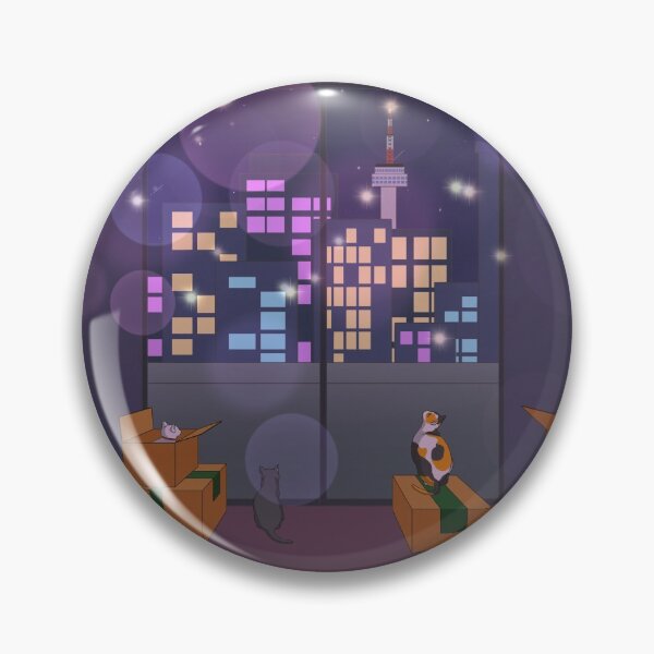 Item preview, City night in a room designed and sold by iwasburger.