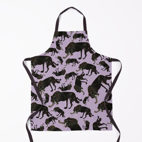 Item preview, Totem black Buffalo wolf (nubilus) Lavender designed and sold by belettelepink.