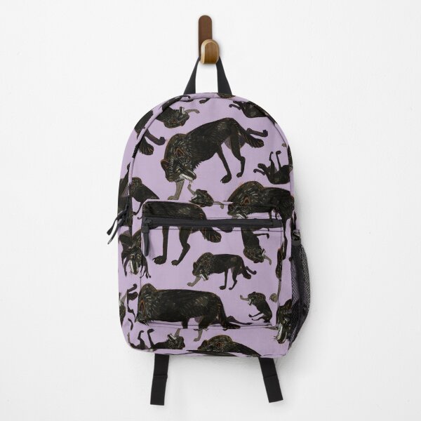 Item preview, Totem black Buffalo wolf (nubilus) Lavender designed and sold by belettelepink.