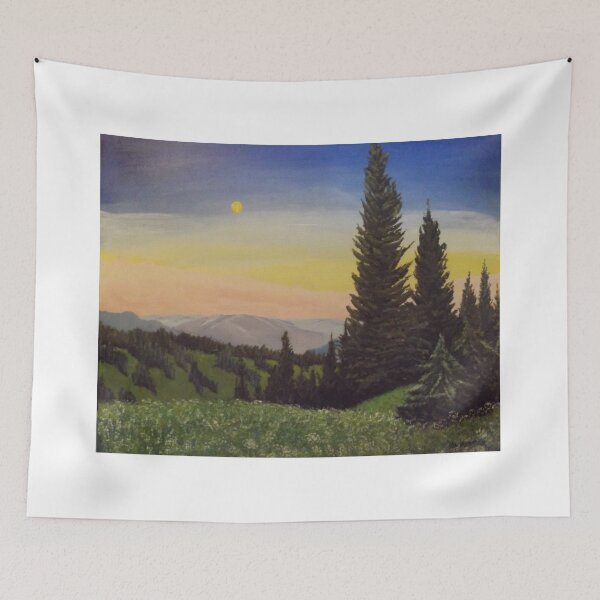 Item preview, Moonlit Smoky Mountain Evening designed and sold by Pam35096.