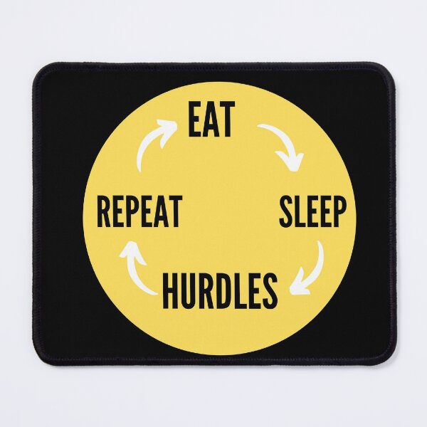 Item preview, Eat Sleep Hurdles Repeat designed and sold by NikitaAg.
