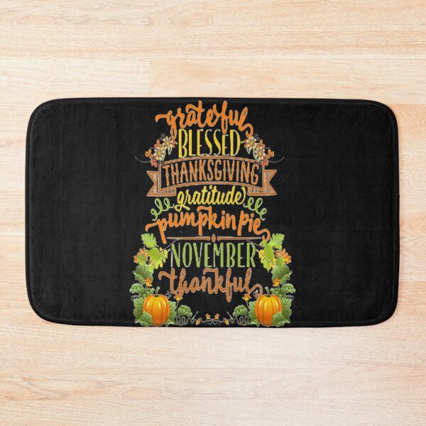 Item preview, Thanksgiving Day Thoughts, Plaid and all things pumpkin Thanksgiving ,Thankful Grateful Blessed, Pumpkin spice and all things nice designed and sold by Adri Barnard.