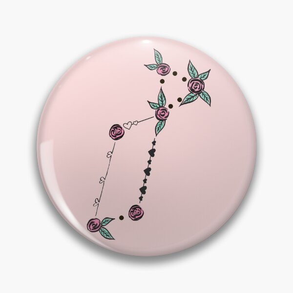 Item preview, Lyra (Lyre) Constellation Roses and Hearts Doodle designed and sold by EndlessDoodles.