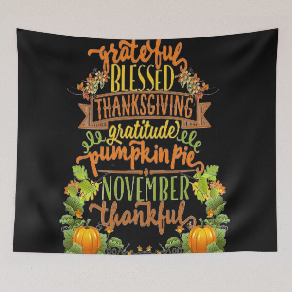 Item preview, Thanksgiving Day Thoughts, Plaid and all things pumpkin Thanksgiving ,Thankful Grateful Blessed, Pumpkin spice and all things nice designed and sold by Adri Barnard.