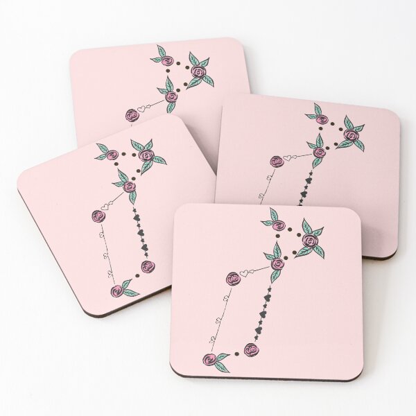 Item preview, Lyra (Lyre) Constellation Roses and Hearts Doodle designed and sold by EndlessDoodles.
