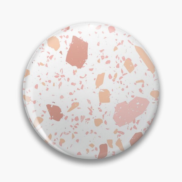 Item preview, Peachy Pink and White Terrazzo  designed and sold by thesnowwhyte.