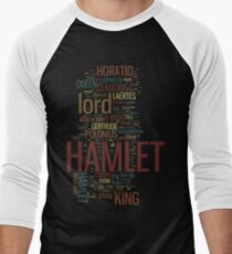 Hamlet Word Play Men's Baseball ¾ T-Shirt