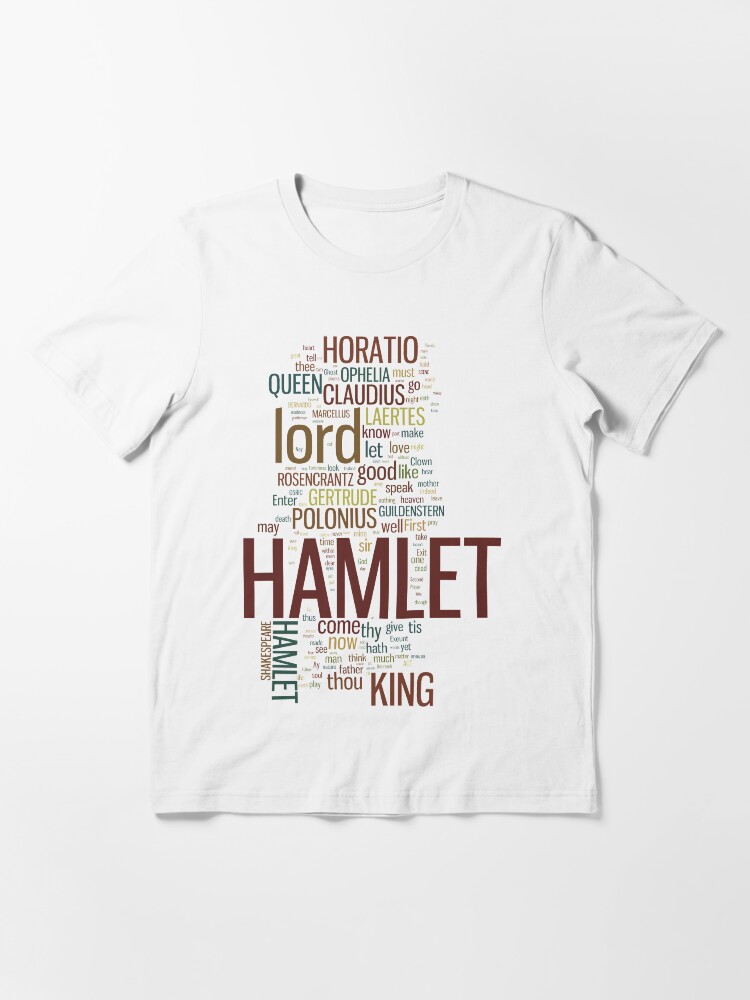 Alternate view of Hamlet Word Play Essential T-Shirt