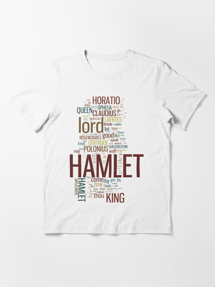 Essential T-Shirt, Hamlet Word Play designed and sold by Styled Vintage