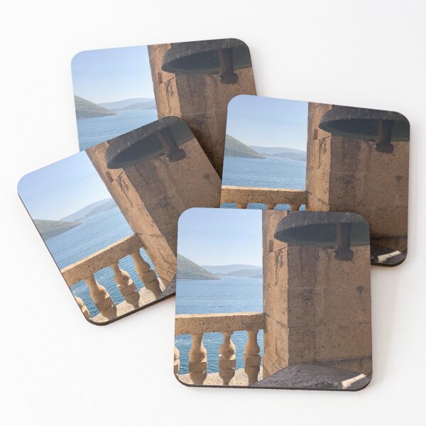 Item preview, View from St.Nicholas Church in Perast, Montenegro designed and sold by Heaven-Earth.