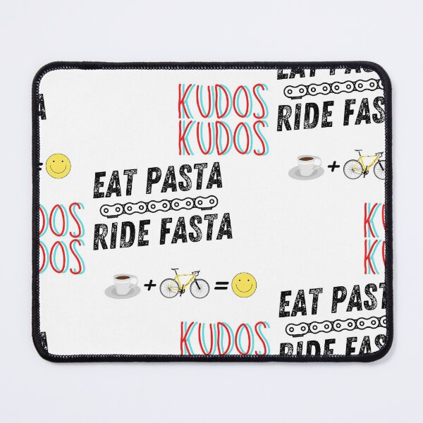 Item preview, Eat pasta ride fasta gravel bike racing bike racing cyclist sticker designed and sold by lucomini.