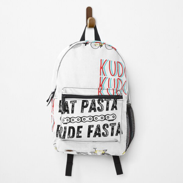 Item preview, Eat pasta ride fasta gravel bike racing bike racing cyclist sticker designed and sold by lucomini.