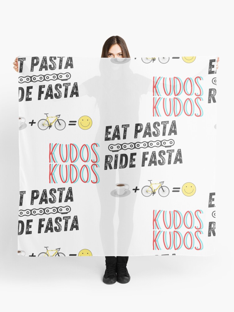 Eat pasta ride fasta gravel bike racing bike racing cyclist sticker