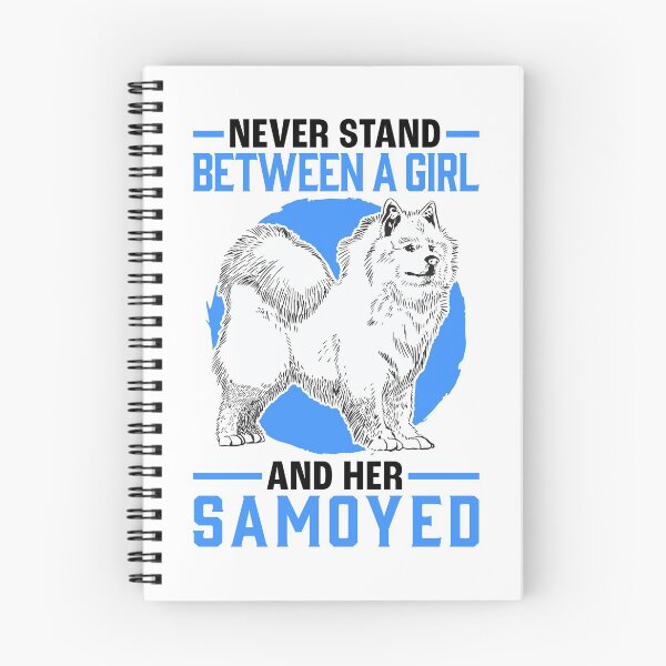 Item preview, Girl with Samoyed Sled Dog Samoyed Spitz designed and sold by madgrfx.