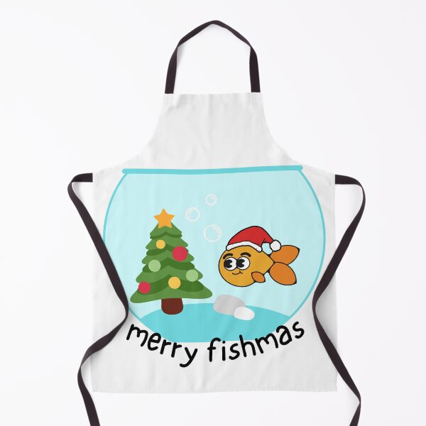 Item preview, Merry Fishmas - Animal pun designed and sold by The Agreeable Raven.