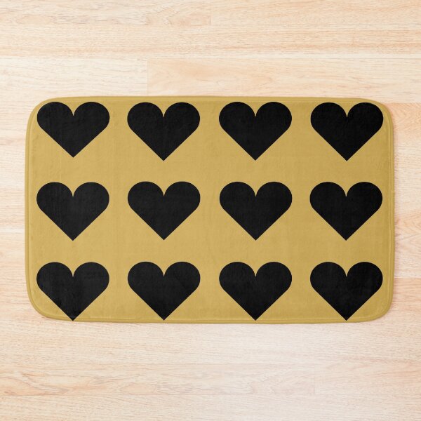 Item preview, Large BLACK & GOLD HEARTS designed and sold by RachelMacht.