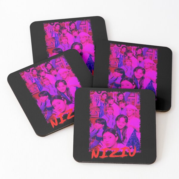 Item preview, NiziU Kpop Group Members Purple Kpop RGB Color Design designed and sold by Piosenka Art.