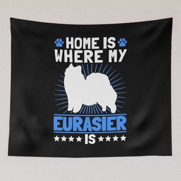 Item preview, Eurasier home Asian Spitz family dog designed and sold by madgrfx.