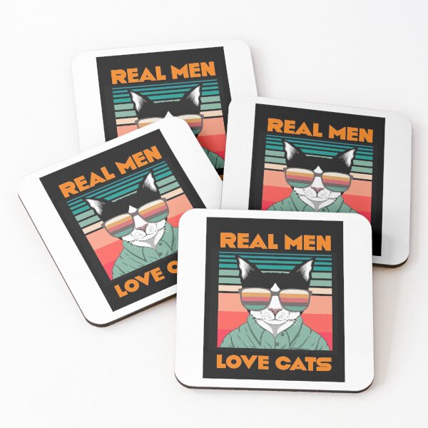 Item preview, Real men love cats designed and sold by quyenthoai.