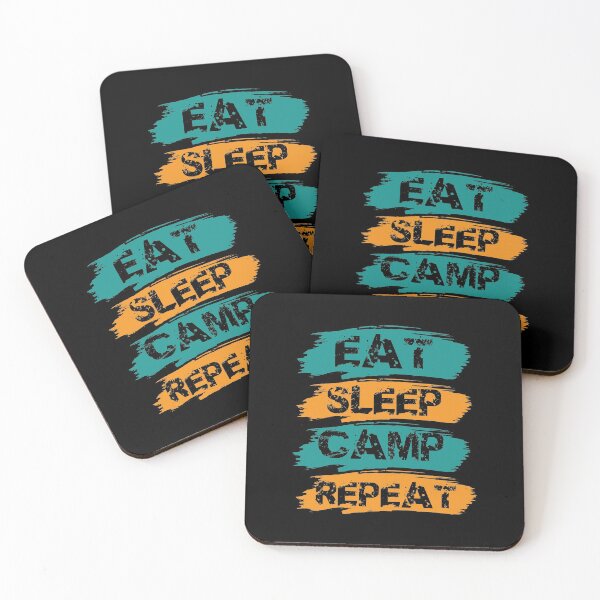 Item preview, Eat sleep camp repeat designed and sold by Zexten.