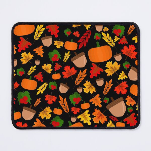 Item preview, Fall Pattern (Black Background) designed and sold by createdbyaldrin.
