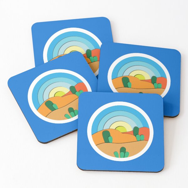 Item preview, Desert in the sun - layered paper 3D effect designed and sold by FunnyChameleon.