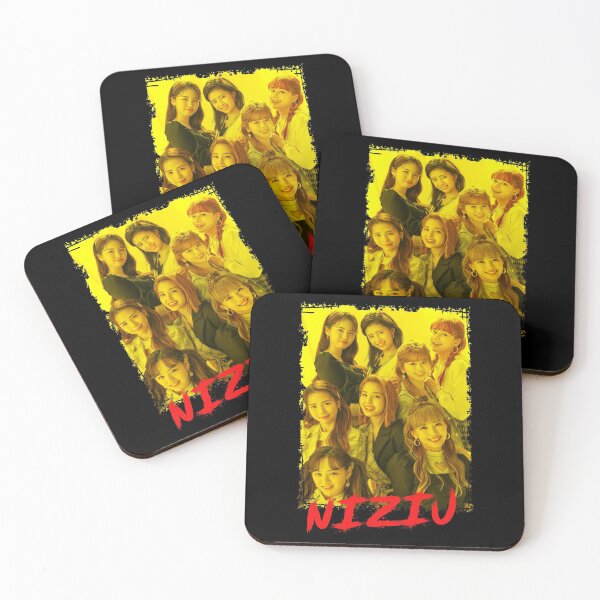 Item preview, NiziU Kpop Group Members Yellow Kpop RGB Color Design designed and sold by Piosenka Art.