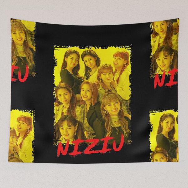 Item preview, NiziU Kpop Group Members Yellow Kpop RGB Color Design designed and sold by Piosenka Art.