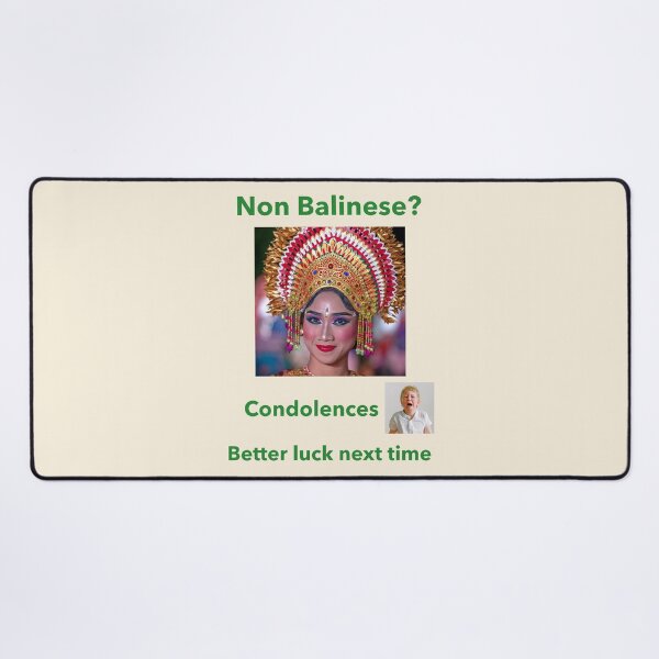 Item preview,  "Condolences to Non Balinese" gr designed and sold by skoumpourdides.