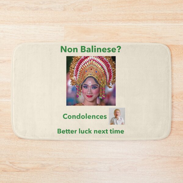 Item preview,  "Condolences to Non Balinese" gr designed and sold by skoumpourdides.
