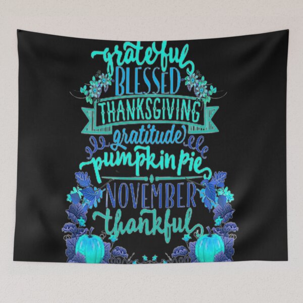Item preview,  Thanksgiving Day Thoughts, nr 3,Plaid and all things pumpkin Thanksgiving ,Thankful Grateful Blessed, Pumpkin spice and all things nice designed and sold by Adri Barnard.