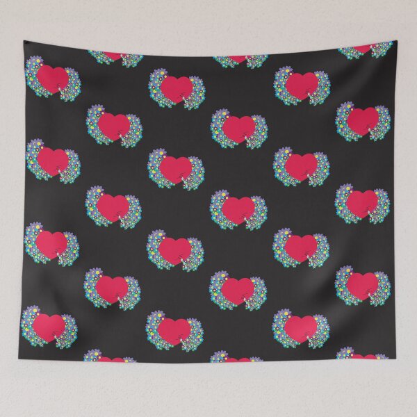 Item preview, Crying Heart with Flowers designed and sold by ValeriesGallery.
