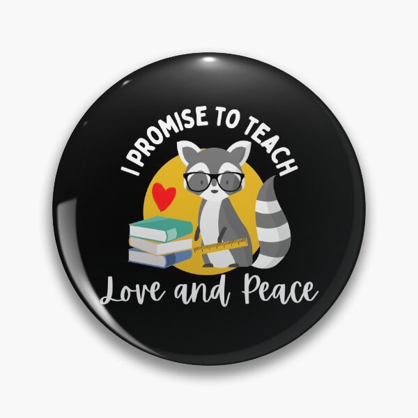 Item preview,  I promise to teach love and peace designed and sold by Ila Mandlik.