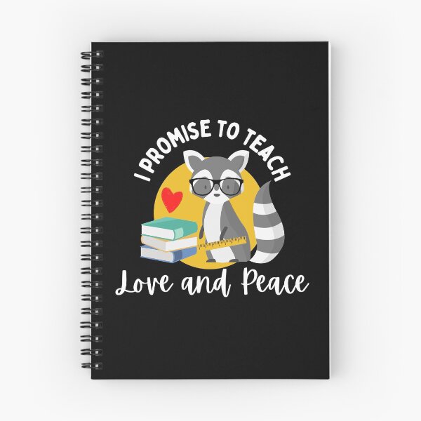 Item preview,  I promise to teach love and peace designed and sold by Ila Mandlik.