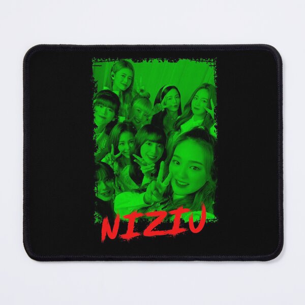 Item preview, NiziU Kpop Group Members Green Kpop RGB Color Design designed and sold by Piosenka Art.